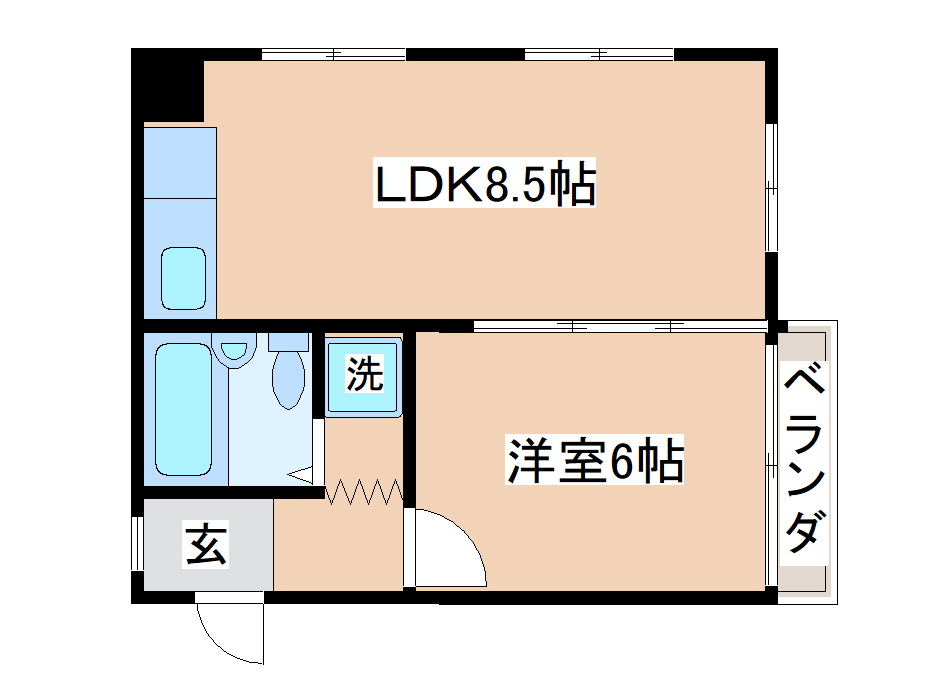 グリーンシャトーの間取り