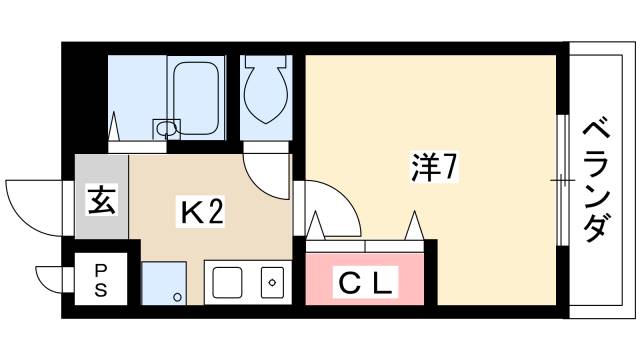 サニーコート月島の間取り