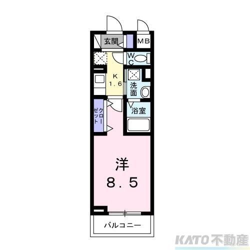 横浜市緑区十日市場町のマンションの間取り