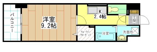 北九州市八幡西区西折尾町のマンションの間取り