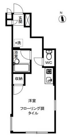 杉並区阿佐谷北のアパートの間取り