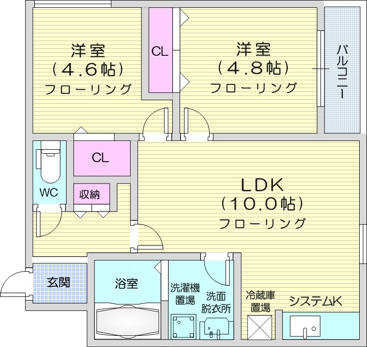 Providence山鼻の間取り