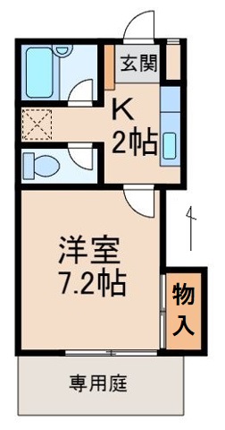 グリーンフル湯川の間取り