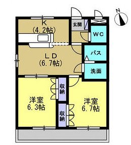 スクエアファミリーの間取り