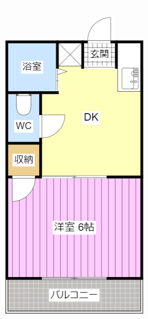 Kハイツの間取り