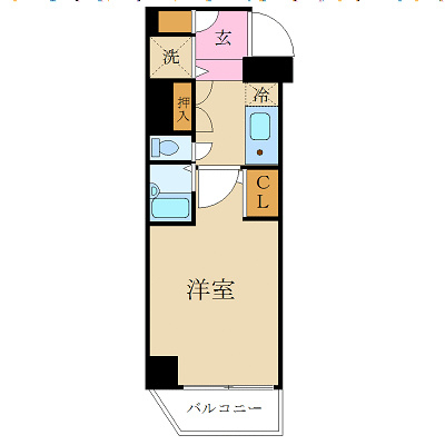 カスタリア新宿の間取り