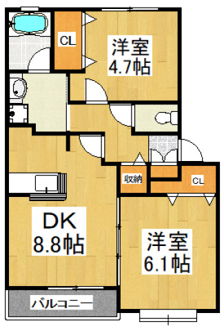 【ドリームSEFAの間取り】