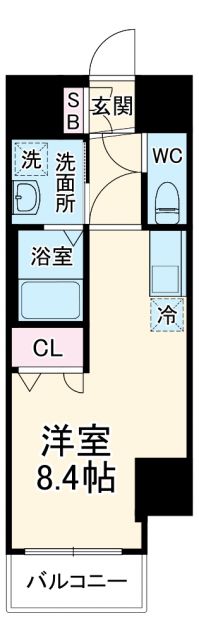 アクアラフォレ豊中の間取り