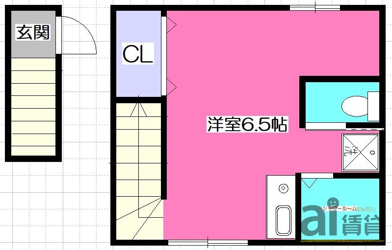 東村山市萩山町のアパートの間取り