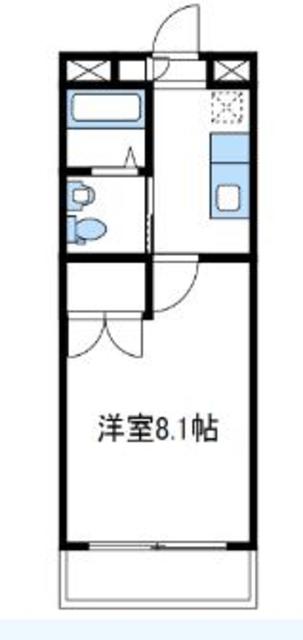 厚木市寿町のアパートの間取り