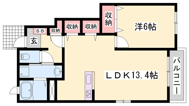 ハマナスIIの間取り