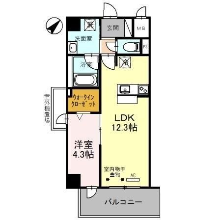 トライアンフけやき通りの間取り