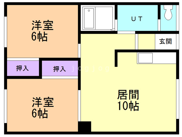 パークハイツ北野Ａの間取り