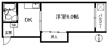 マイコーポ愛宕の間取り