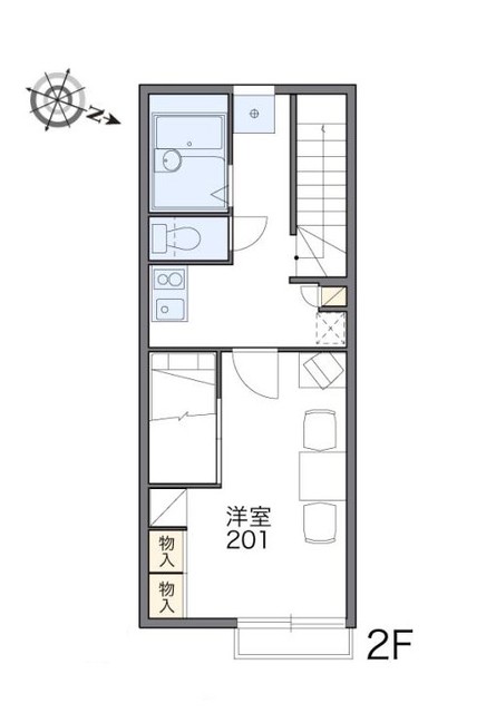 町田市小川のアパートの間取り