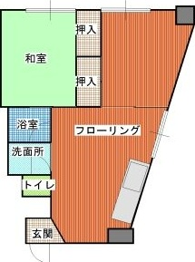 札幌市中央区南七条西のマンションの間取り