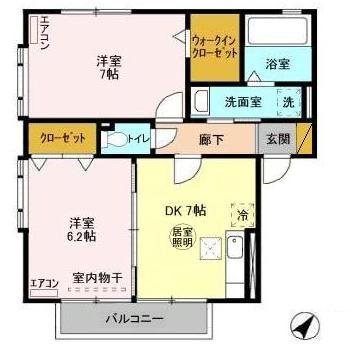 シャルマンCの間取り