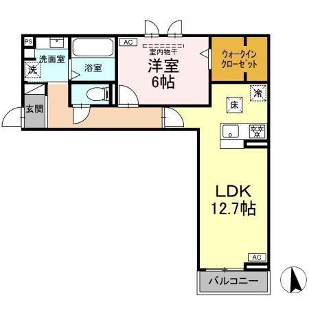 トラスト２１　Ａ棟の間取り