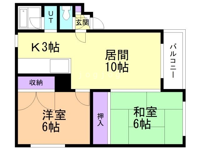 サンライズマンション１の間取り