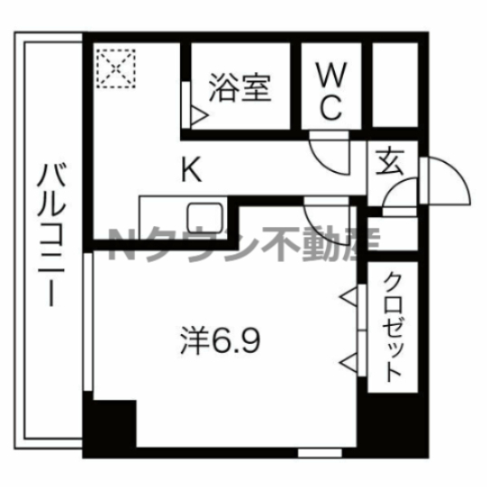 ドミール長者町の間取り