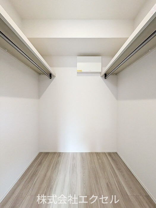 収納　ウォークインクローゼットです。