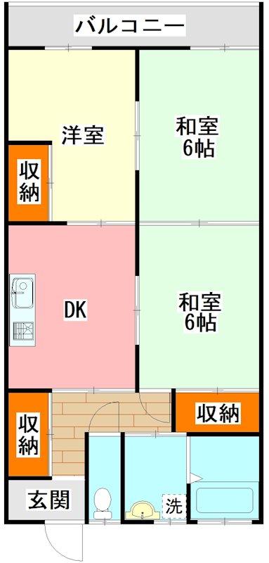戸田テラスハウスの間取り