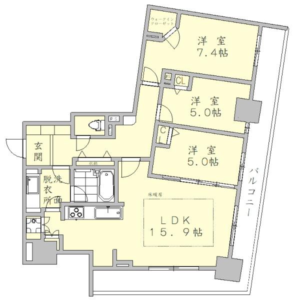 グランアルト天神タワー_間取り_0