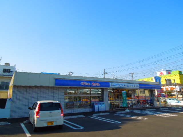 コンビニ　ローソン 市原八幡店（コンビニ）まで576m
