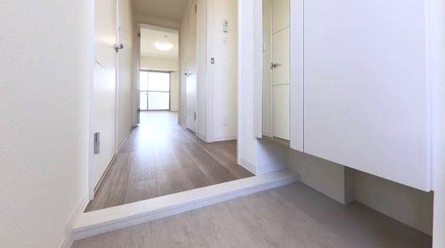 玄関　ゆったりとした玄関