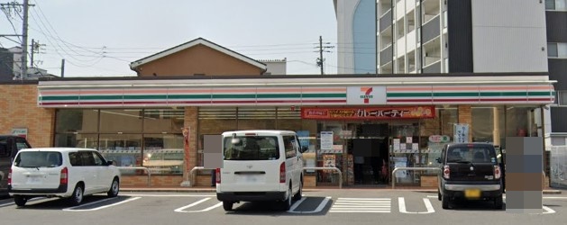 コンビニ　セブンイレブン 名古屋石場町店（コンビニ）まで493m
