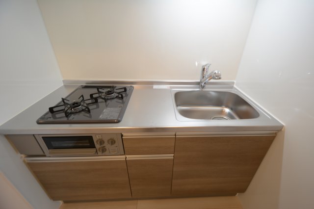 キッチン　ガスコンロ付きのシステムキッチン♪