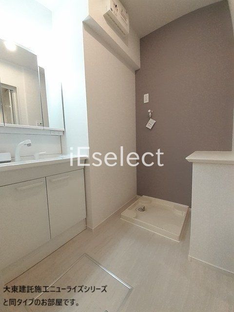 洗面設備　同タイプのイメージ写真です