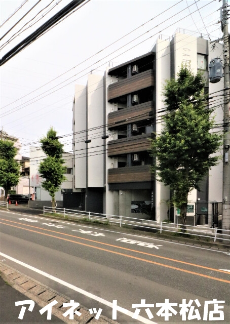 建物外観　人気のペット可1R物件です。