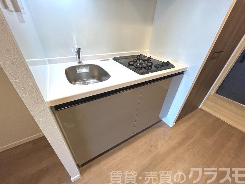 キッチン　２口コンロのシステムキッチン♪