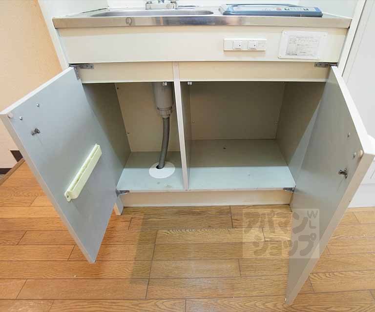 収納　キッチンも収納力があります