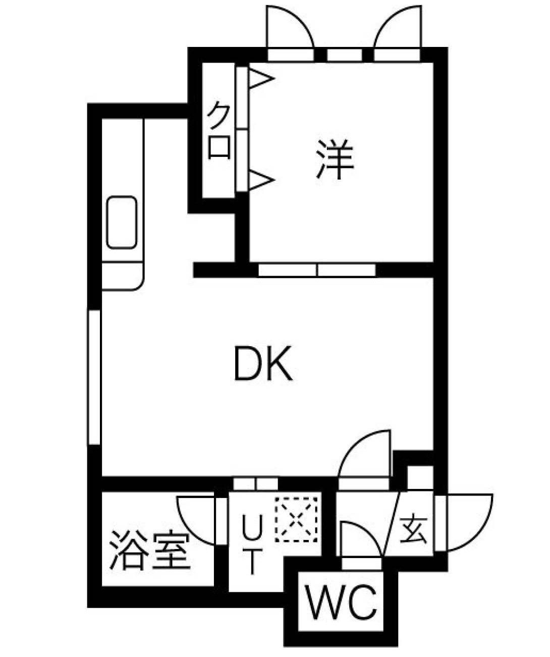フォレスト南10条壱番館の間取り写真
