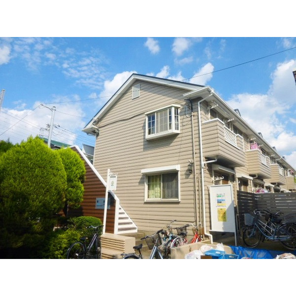 建物外観　可愛い外観のアパート