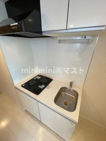 キッチン　２口ガスシステムキッチン