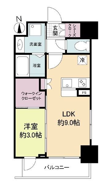 セレニテ谷町四丁目アリエの間取り写真