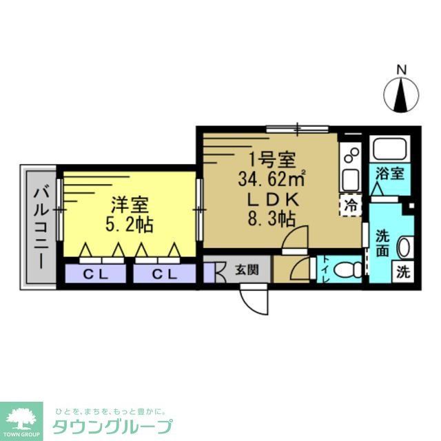 Ajour蘇我06の間取り写真