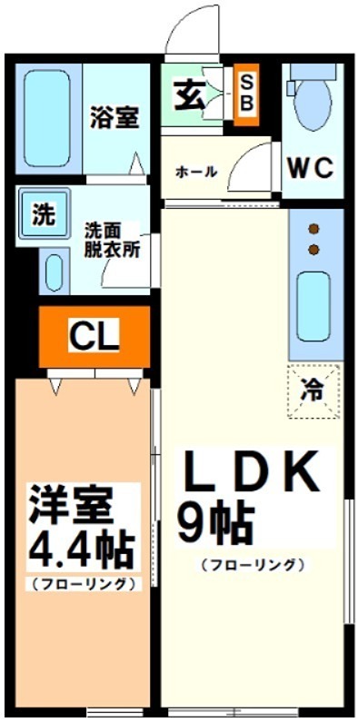 京王新線 幡ケ谷駅 徒歩13分 3階建 新築の間取り写真