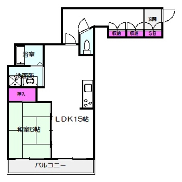 杉本ビルの間取り写真