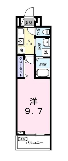 クレスト TSの間取り写真
