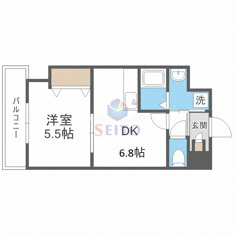 S-FORT江坂Fioreの間取り写真