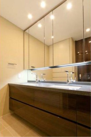 洗面設備　※こちらの写真は他部屋になり参考写真です