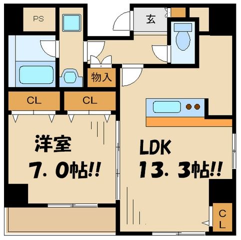ディクオーレ仙川の間取り写真