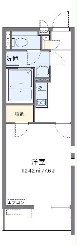 クレイノシャルマン中通の間取り