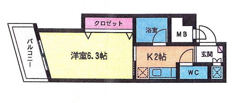 メゾンド高峰の間取り