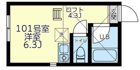 ユナイト和田町ハポニョールの杜の間取り