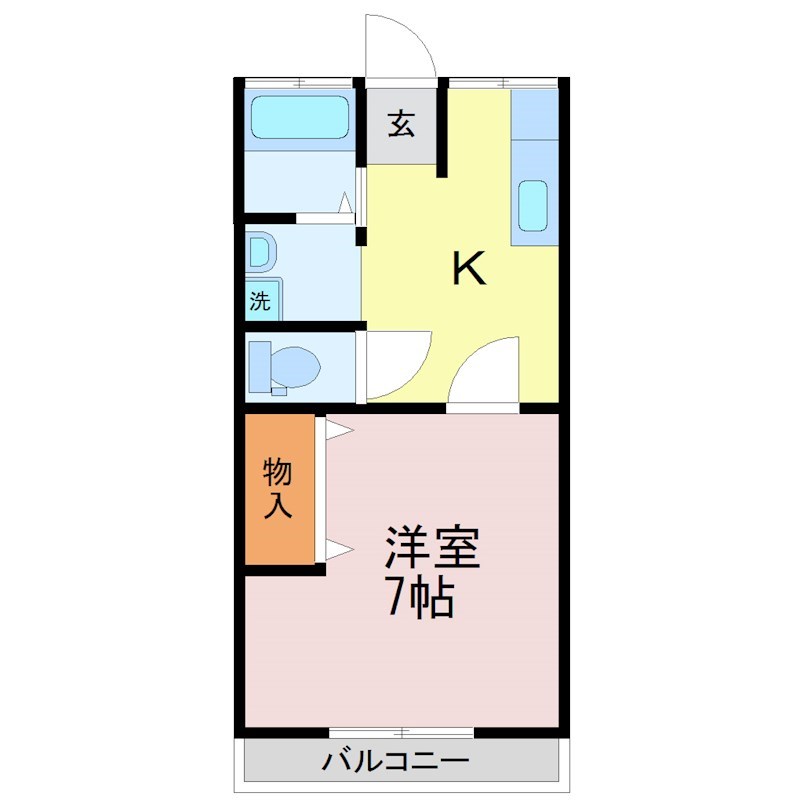 MSS FUTABA　Aの間取り